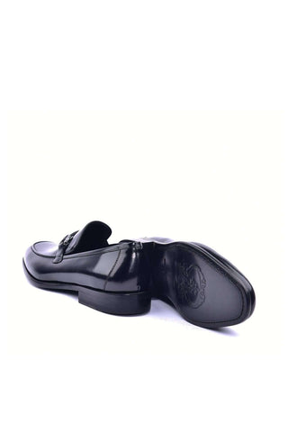 Corrente 6415 Leather Horse-Bit Loafer