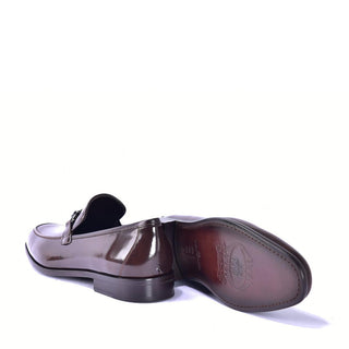 Corrente 6415 Men's Shoes Calf-Skin Leather High Gloss Horse-Bit Loafers (CRT1436)-AmbrogioShoes