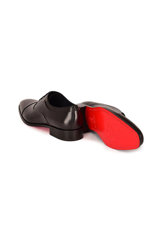 Corrente 6694 Leather Oxford - Black