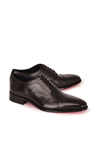 Corrente 6694 Leather Oxford - Black