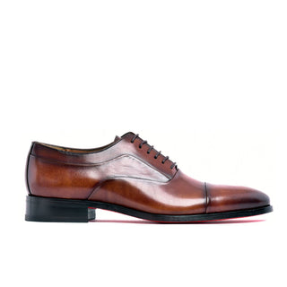 Corrente 6694 Men’s Shoes Calf-Skin Leather Cap Toe Oxford (CRT1528)-AmbrogioShoes