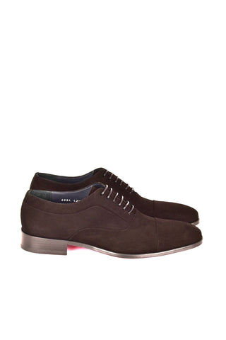 Corrente 6694S Suede Oxford - Black