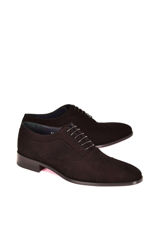 Corrente 6694S Suede Oxford - Black
