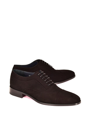 Corrente 6694S Suede Oxford - Black