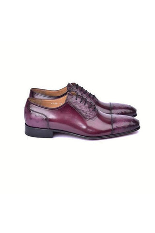 Corrente 6708 Ostrich Skin & Calf-Skin Leather Oxfords (CRT1485)-AmbrogioShoes