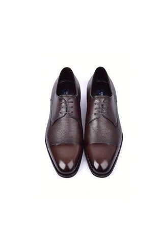 Corrente 6793 Deer-Skin Cap-Toe Derby (CRT1481)-AmbrogioShoes