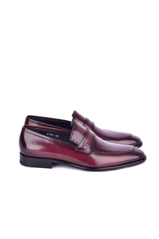 Corrente 6797 Buffalo Penny Loafer - Cordovan
