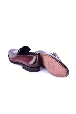 Corrente 6797 Buffalo Penny Loafer - Cordovan