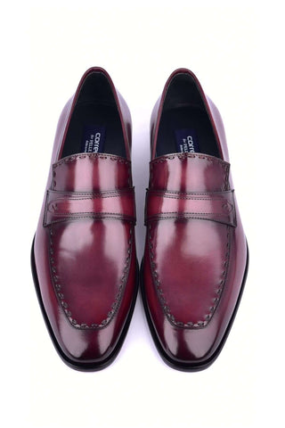 Corrente 6797 Buffalo Penny Loafer - Cordovan