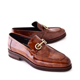 Corrente 7249 Calf-Skin Leather Formal Horsebit Loafers (CRT1514)-AmbrogioShoes