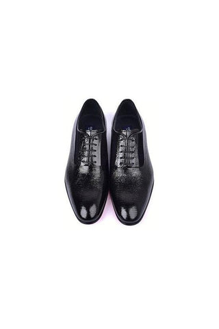 Corrente 7355 Black Polished Leather Formal Oxfords (CRT1484)-AmbrogioShoes