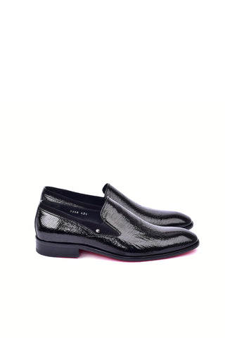 Corrente 7358 Vita Leather Loafer - Black