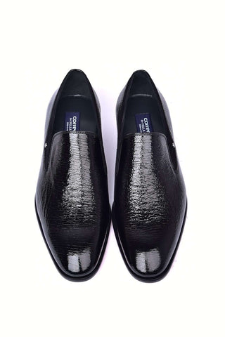 Corrente 7358 Vita Leather Loafer - Black