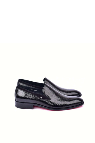 Corrente 7358 Vita Leather Loafer - Black
