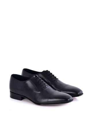 Corrente 7368 Leather Oxford - Black
