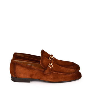 Corrente 7373S Suede Leather Slip-On Horsebit Loafer (CRT1521)-AmbrogioShoes