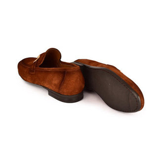 Corrente 7373S Suede Leather Slip-On Horsebit Loafer (CRT1521)-AmbrogioShoes