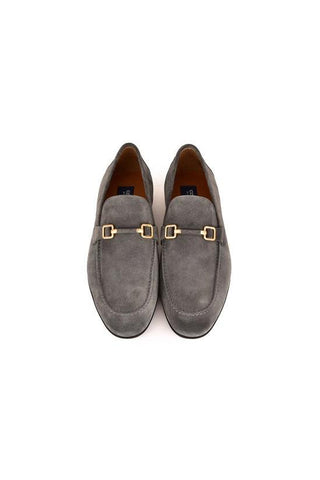 Corrente 7373S Suede Slip-On Horsebit Loafer (CRT1521)-AmbrogioShoes
