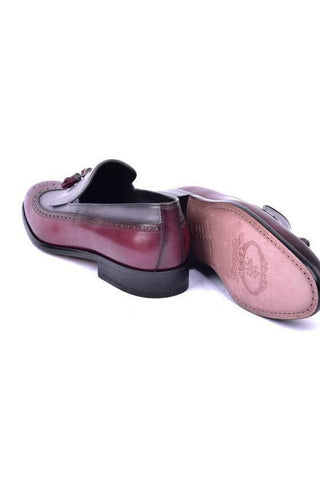 Corrente 7397 Calf-Skin Leather Wingtip Kiltie Tassel Loafers (CRT1493)-AmbrogioShoes