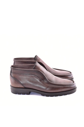Corrente 7520 Leather Chukka Boot - Brown