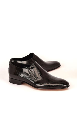 Corrente 7868V Hi-Shine Calf-Skin Leather Plain Toe Formal Loafer (CRT1524)-AmbrogioShoes