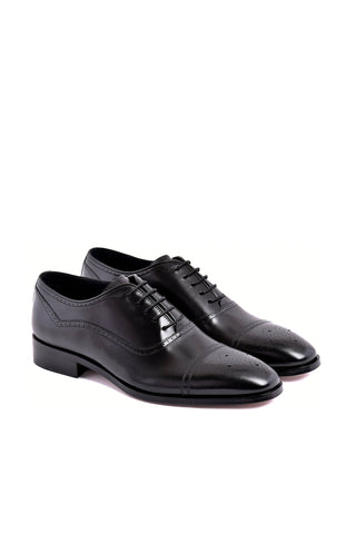 Corrente 7960 Leather Oxford - Black