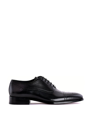 Corrente 7960 Leather Oxford - Black