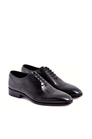Corrente 7960 Leather Oxford - Black