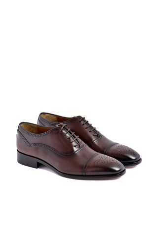 Corrente 7960 Leather Oxford - Brown