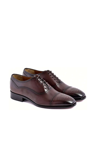 Corrente 7960 Leather Oxford - Brown