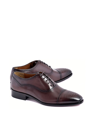 Corrente 7960 Leather Oxford - Brown