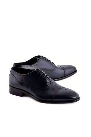Corrente 7960 Leather Oxford - Navy