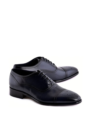 Corrente 7960 Leather Oxford - Navy