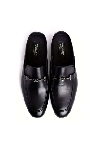Corrente 8248 Leather Horse-bit Mule - Black