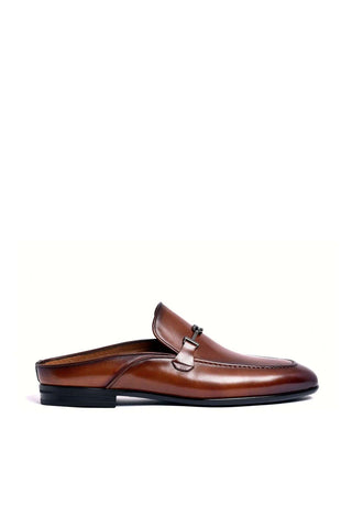 Corrente 8248 Leather Horse-bit Mule - Tan