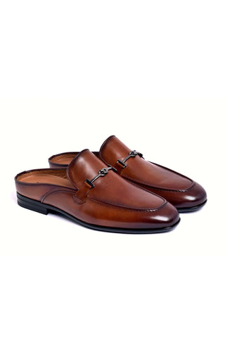 Corrente 8248 Leather Horse-bit Mule - Tan