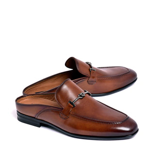 Corrente 8248 Men’s Shoes Calf-Skin Leather Slip-On Horse-bit Mule (CRT1530)-AmbrogioShoes