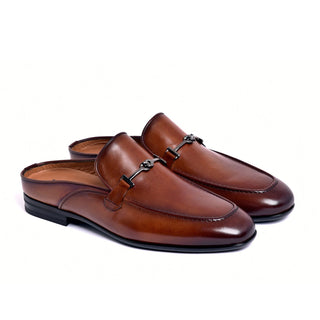 Corrente 8248 Men’s Shoes Calf-Skin Leather Slip-On Horse-bit Mule (CRT1530)-AmbrogioShoes