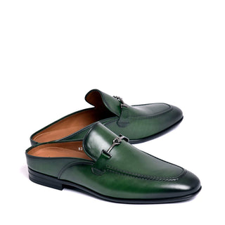 Corrente 8248 Men’s Shoes Calf-Skin Leather Slip-On Horse-bit Mule (CRT1530)-AmbrogioShoes