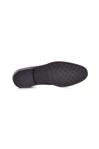 Corrente 8413 Leather Horse-Bit Loafer - Brown
