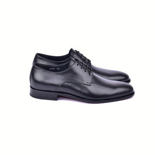 Corrente C00103-6806 Men's Shoes Black Calf-Skin Leather Derby Oxfords (CRT1492)-AmbrogioShoes