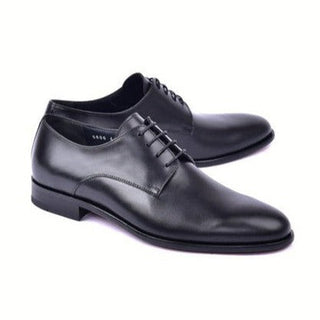 Corrente C00103-6806 Men's Shoes Black Calf-Skin Leather Derby Oxfords (CRT1492)-AmbrogioShoes