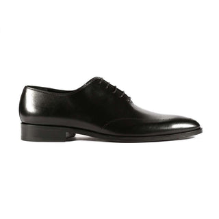 Corrente Men's Shoes Black Calf-Skin Leather Oxfords 5453 (CRT1009)-AmbrogioShoes