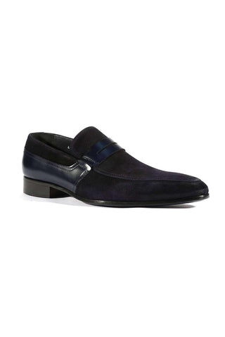 Corrente C143 Suede / Leather Loafers