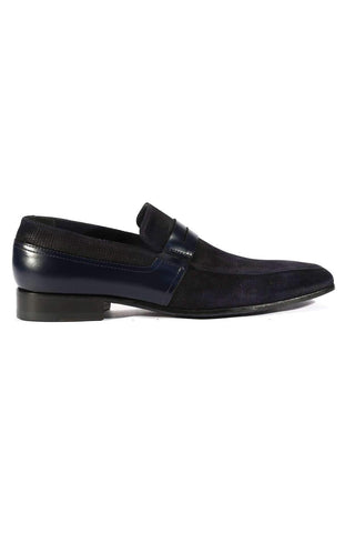 Corrente C143 Suede / Leather Loafers