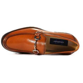 Corrente Men's Shoes Tobacco Calf-Skin Leather Loafers 4494-T (CRT1021)-AmbrogioShoes
