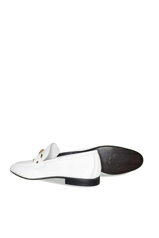 Corrente P000667 5229 Leather with Medusa Ornament Slip On Loafer