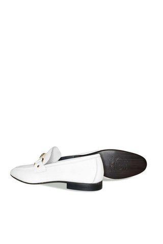 Corrente P000667 5229 Leather with Medusa Ornament Slip On Loafer