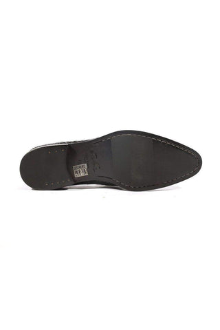 Corvari Designer Rio Black Snake Textured Leather Loafers (COR1005)