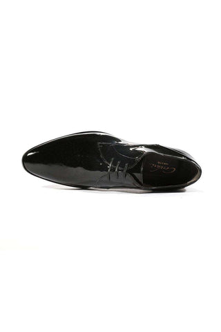 Corvari Designer Vernice Black Patent Oxfords (COR1003)